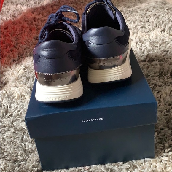 Navy Cole Haan Grand Øs Sneaker (grand crosscourt) - Picture 2 of 7